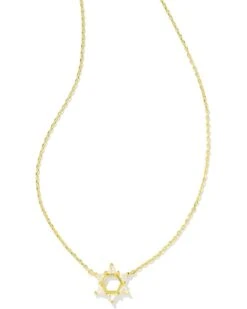 Kendra Scott Star of David Crystal Short Pendant Necklace | Necklaces
