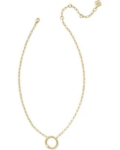 Kendra Scott Pearl Letter O Short Pendant Necklace | Necklaces -DailyClothingShop 51KKejDYTDL. AC SR736920