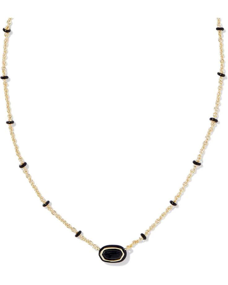 Kendra Scott Mini Elisa Enamel Frame Short Pendant Necklace | Necklaces 3 Kendra Scott Mini Elisa Enamel Frame Short Pendant Necklace | Necklaces