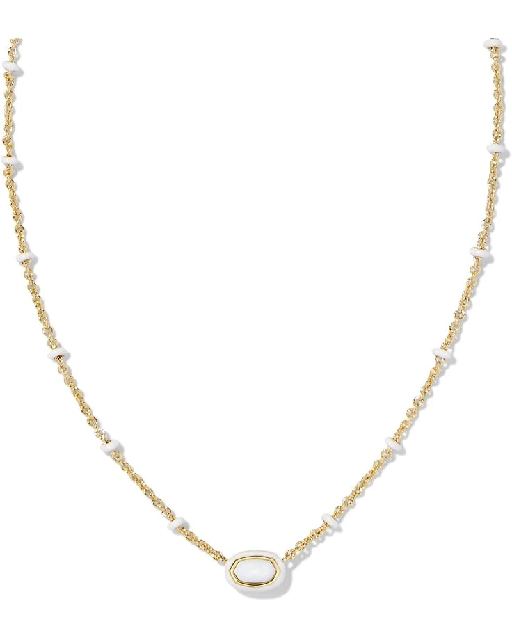 Kendra Scott Mini Elisa Enamel Frame Short Pendant Necklace | Necklaces 12 Kendra Scott Mini Elisa Enamel Frame Short Pendant Necklace | Necklaces - Image 10