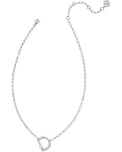 Kendra Scott Pearl Letter D Short Pendant Necklace | Necklaces