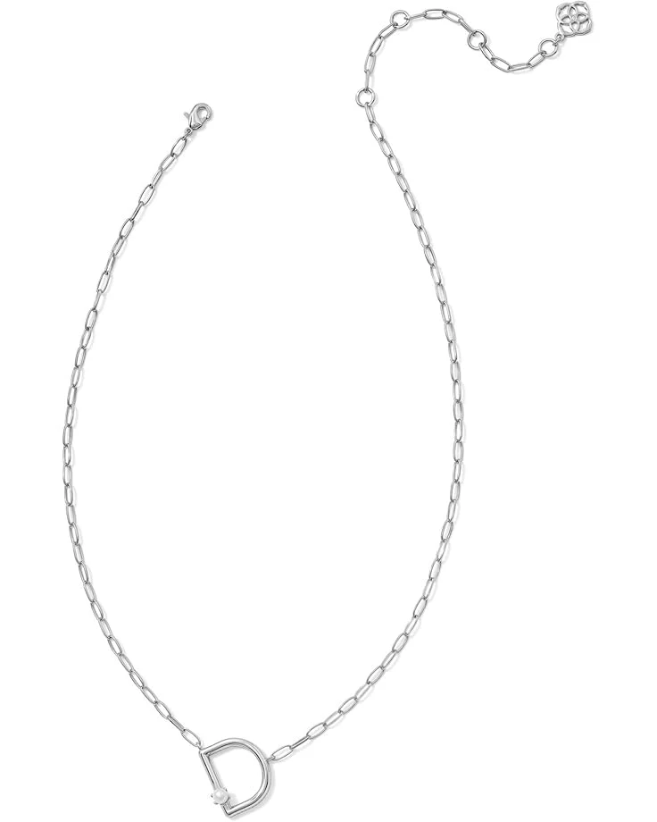 Kendra Scott Pearl Letter D Short Pendant Necklace | Necklaces 3 Kendra Scott Pearl Letter D Short Pendant Necklace | Necklaces