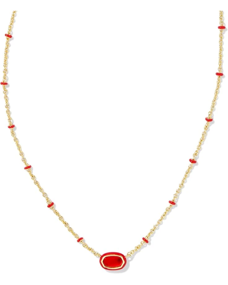 Kendra Scott Mini Elisa Enamel Frame Short Pendant Necklace | Necklaces 10 Kendra Scott Mini Elisa Enamel Frame Short Pendant Necklace | Necklaces - Image 8