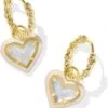 Kendra Scott Ari Heart Enamel Frame Huggie Earrings -DailyClothingShop 61 Mot67A7L. AC SR736920