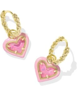 Kendra Scott Ari Heart Enamel Frame Huggie Earrings -DailyClothingShop 61AZdbUo6vL. AC SR736920