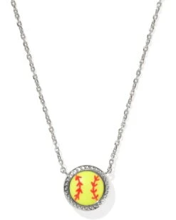 Kendra Scott Softball Short Pendant Necklace | Necklaces