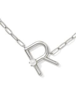 Kendra Scott Pearl Letter R Short Pendant Necklace | Necklaces -DailyClothingShop 61RQaEqwQL. AC SR736920
