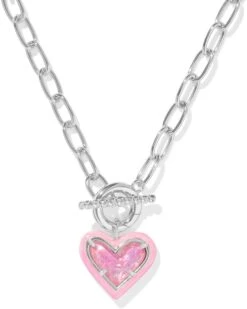 Kendra Scott Ari Heart Enamel Frame Link And Chain Necklace | Necklaces -DailyClothingShop 61RUx0Qy6gL. AC SR736920