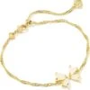 Kendra Scott Blair Bow Small Delicate Chain Bracelet | Bracelets