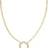 Kendra Scott Pearl Letter O Short Pendant Necklace | Necklaces